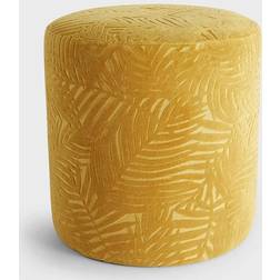 BTFY Velvet â Mustard Foot Stool